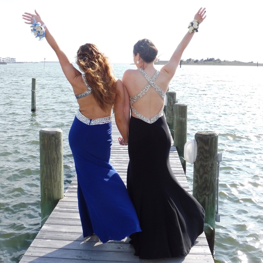 Black gown